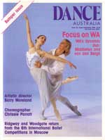 Dance Australia Magazine -Dally Messenger 